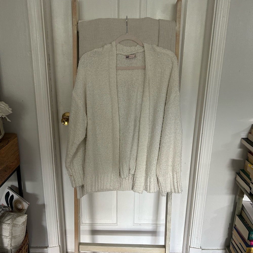 SO Women's Cream Cardigan Sweater